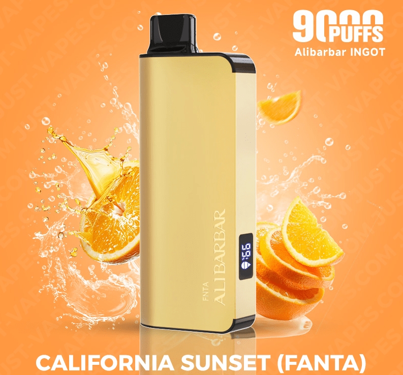 Alibarbar Ingot 9000 Puffs Vape: Chasing the California Sunset &ndash; Your Pocket-Sized Aussie Escape for 2025