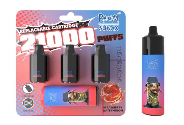 RandM Sunax 21000 Puffs Vape &ndash; Strawberry Watermelon in New Zealand&rsquo;s 2025 Market