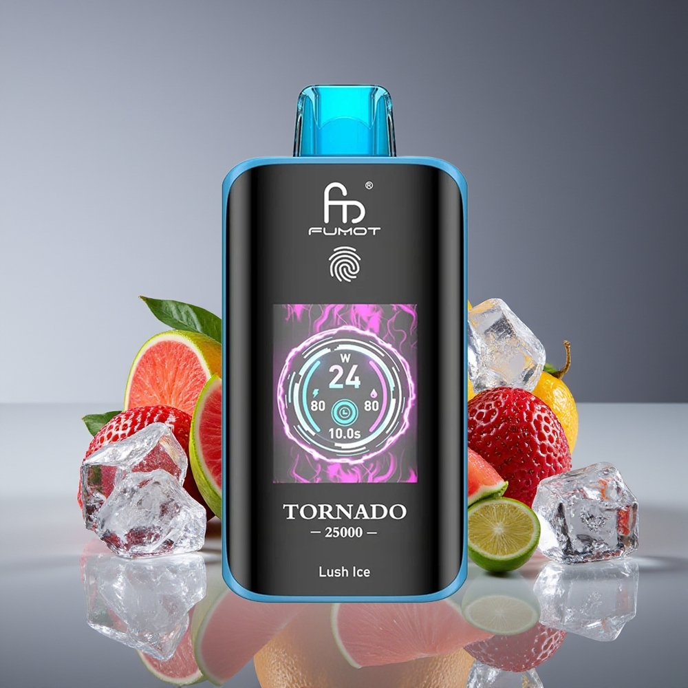 Fumot Tornado 25000-Lush Ice: The Ultimate Long-Lasting Disposable Vape for Flavor and Innovation