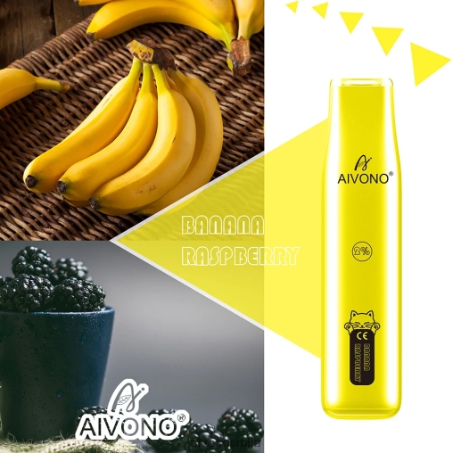 Aivono AIM CAT 400 Puffs Vape - Banana Raspberry: A Fruity Burst for Ireland&rsquo;s 2025 Vaping Scene